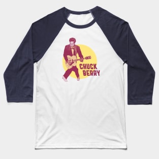 Chuck Berry - Father of Rock and Roll RETRO Baseball T-Shirt